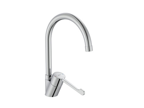 Mezclador exterior para Fregadero Victoria Pro C.alto giratorio maneta Ergonomica Alargada cromado - Roca