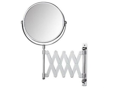Espejo extensible Aumento 2 Caras Reflex Latón cromo - Nofer