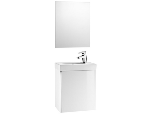 Conjunto mueble lavabo MUNI con espejo blanco brillo - Roca