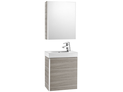 Conjunto mueble lavabo MUNI con armario espejo arena - Roca