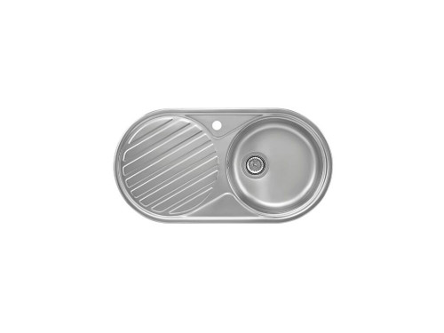Fregadero 1 Cubeta Inox y Escurridor a la izquierda DUO 840x440mm - Roca