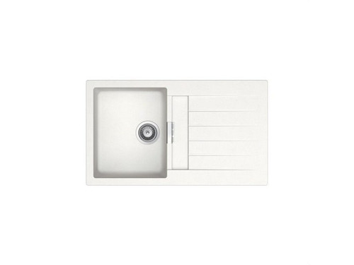 Fregadero QUARZExOSLO-85 860x500 blanco - Roca