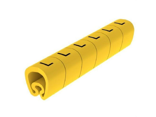 Señalización PVC plástico 2-5mm -L-amarillo - Unex