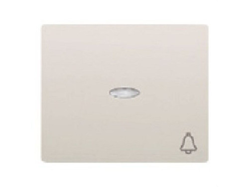 Tecla pulsador "Timbre" luminoso serie Iris blanco - BJC