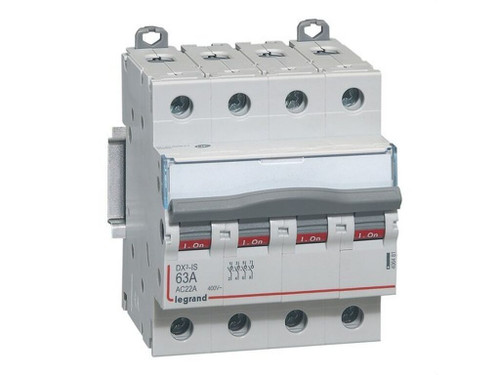 Interruptor seccionador DX³ -IS - 4P - 400V - 63A - 4 módulos - Legrand