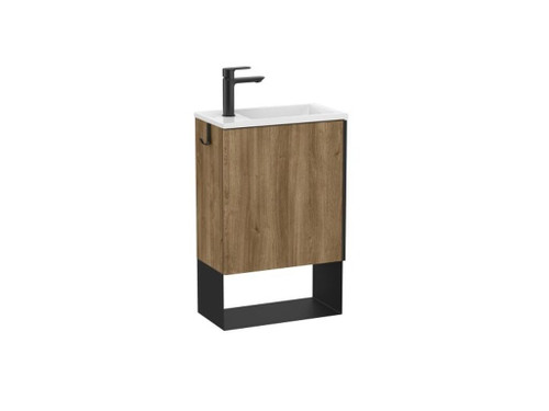 Conjunto Mueble + Lavabo Mini Pro 450X250 Roble Occidente - Roca
