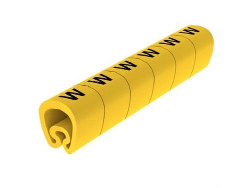 Señalizador PVC plástico 2-5mm-W-Am(B100) - Unex