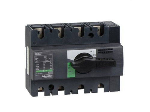 Interruptor / Seccionador Compact 160A 4P Empotrable negro - Schneider Electric
