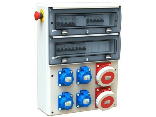 Cuadro De Obra, 2P+T 250V Ip67 / 3P+N+T 16A Y 32A 400V (Descatalogado) - Solera
