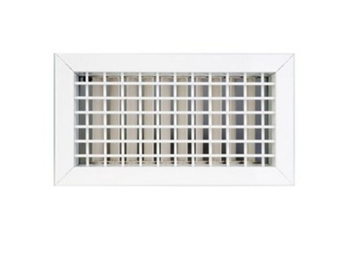 Rejilla Triple Horizontal Vertical Clip 500X100mm blanco - Airzone