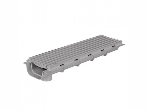 Canaleta PVC S498 500mm gris - Aliaxis
