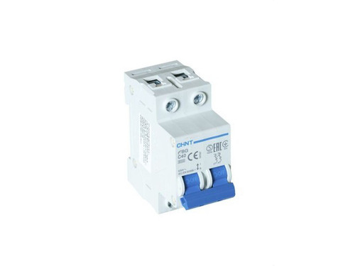 Interruptor automático EBG 2 polos 25A curva-C 6kA