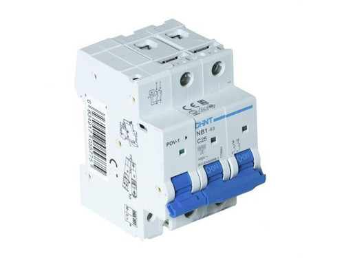Interruptor automático 4 polos + sobretensión permanente BA T4 2 polos 40A 400Vca