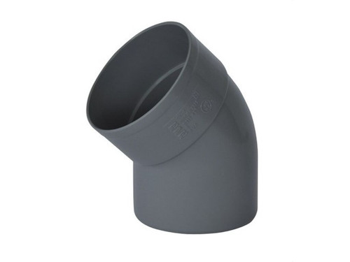 Codo 45° HH diámetro 160 serie lisa PVC presión - Ferro-Plast