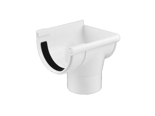 Bajada derecha diámetro 25 blanco PVC - Ferro-Plast
