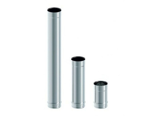 Tubo diámetro 80 largo 500mm MH pared simple inoxidable 316 - Fig
