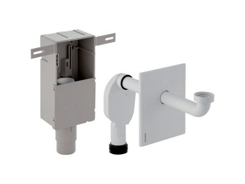 Sifón empotrar lavabo racor diámetro 50-56 1.1/4'' blanco - Geberit