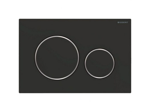 Pulsador Sigma20 para doble descarga negro mate lacado - Geberit