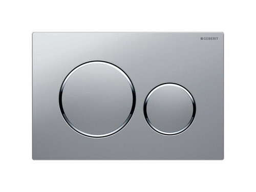 Pulsador Sigma20 para Doble Descarga Lacado Cromado mate - Geberit