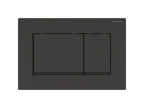 Pulsador Geberit Sigma30 Doble Descarga negro negra mate 295X175X45mm - Geberit