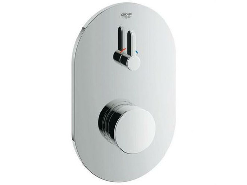 Mezclador mural ducha empotrar Eurosmart temporizado cromo - Grohe