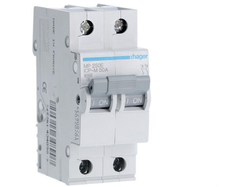 Interruptor magnético bipolar 50A curva ICP-M - Hager