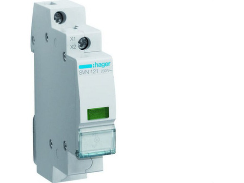 Piloto 230V 0,9W verde - Hager