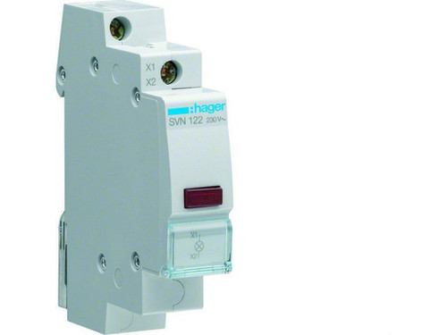 Piloto 230V 0,9W rojo - Hager