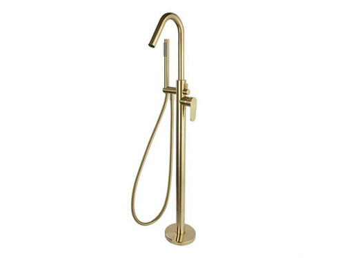 Monomando columna baño 368503D ALEXIA con equipo oro cepillado - Ramon Soler