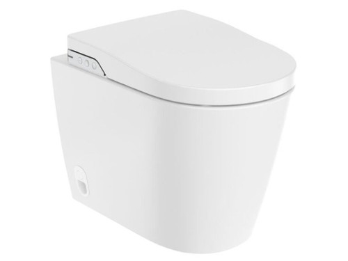 Inodoro IN-WASH® Inspira de tanque alto adosado a pared Rimless - Roca