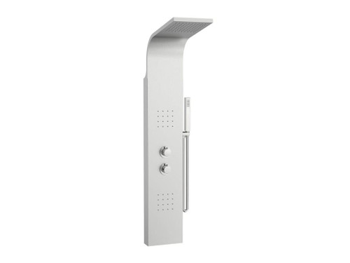 Columna de Hidromasaje Termostática Essential 2.0 Acero Inoxidable Jets Integrados - Roca