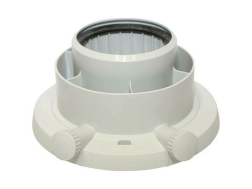 Boquilla para salida realzada con tomas de análisis diámetro 60/100mm polipropileno (Descatalogado) - Saunier Duval