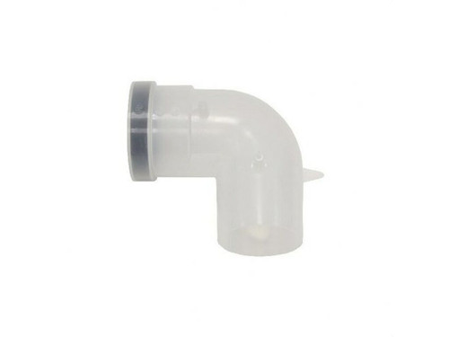 Codo 90° diámetro 80mm polipropileno - Saunier Duval