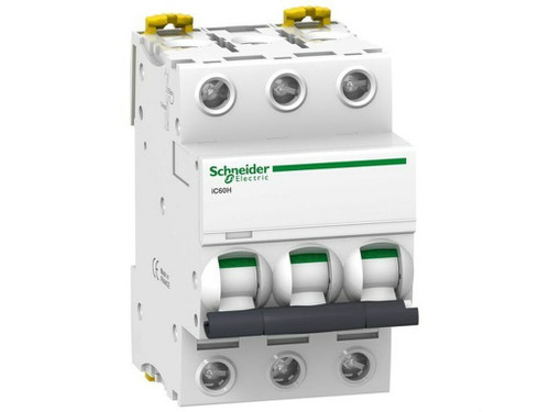 Interruptor automático magnetotérmico iC60H 3P 16A curva-C - Schneider Electric