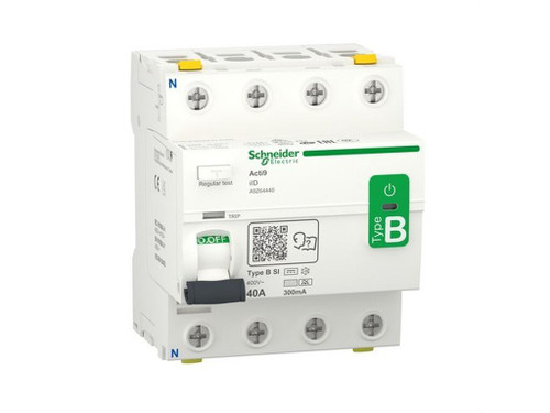 Interruptor diferencial Acti9 lid 4P 40A 300mA B SI - Schneider Electric
