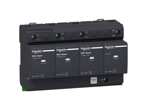 Limitador sobretensión PRD1 master 3P+N 23/350V CC - Schneider Electric