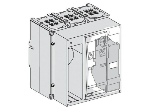 Aparato base NS800-N 4P fijo mando eléctrico - Schneider Electric