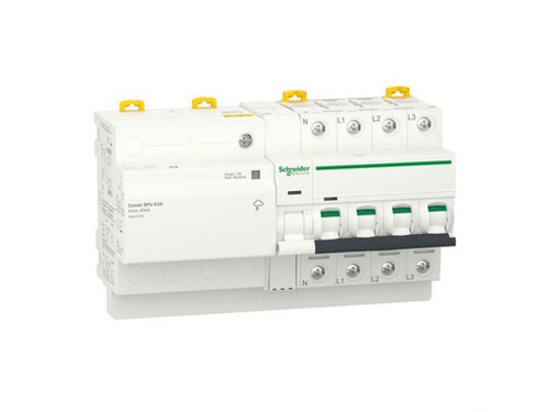 Limitador de sobretensiones Acti9 Combi SPU 3P+N 63A - Schneider Electric