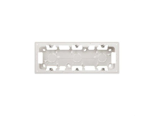 Caja de Superficie Simon 270 con 3 Elementos blanco - Simon