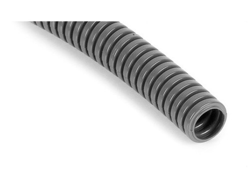Tubo poliamida FLEXL 21mm PA6 libre de halógenos gris RAL 7031 - Basor