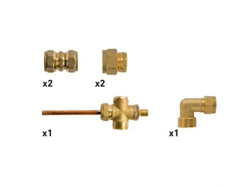 Acoplamiento cónico de compresión diámetro 18mm 3/4" M - Baxi