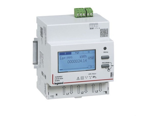 Contador Trifasico Emdx3 63A con Salida Rs485 - Legrand