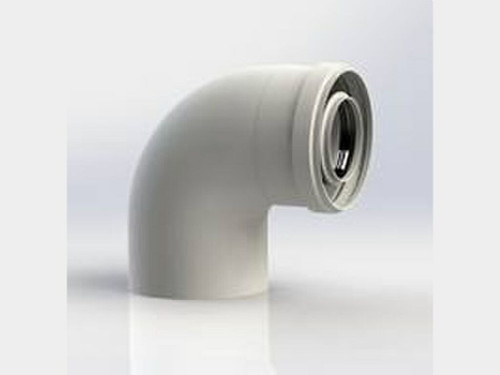 Codo Coaxial 90º Mh Polipropileno 60/100 - Fig