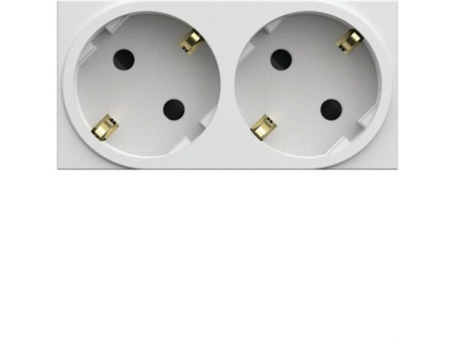 Toma Schuko Doble Para Canal - Hager