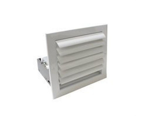 Rejilla Inteligente Lama Curva 350X100 blanca Clip Motor - Airzone