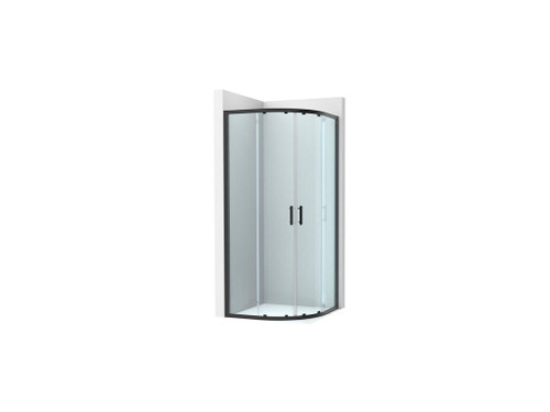 Mampara Victplus Mr 500 negro mate 90X90 - Roca