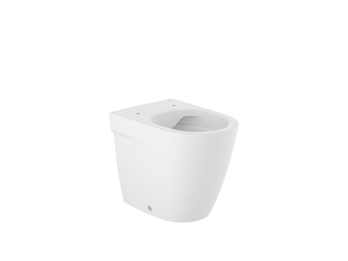Taza RIMLESS para tanque altoempotrado ONA 420 mm blanco mate - Roca