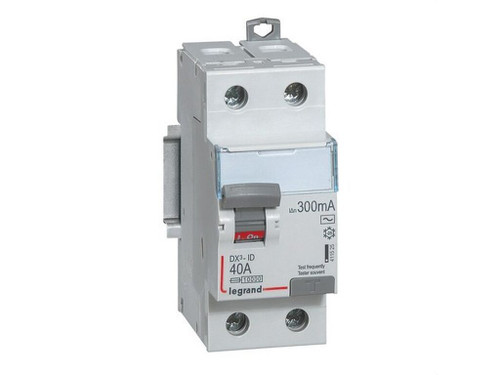 Interruptor Diferencial DX³ - 2P - 230V - 40A - Tipo AC - 300mA - 2 módulos - Legrand