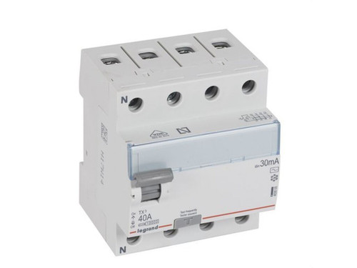 Interruptor Diferencial TX3 - 4P - 40A 30mA Tipo AC - Corriente Alterna - Legrand