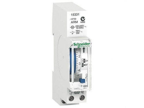 Interruptor horario analógico IH 7 días con 1 módulo 100h 1C-16A - Schneider Electric